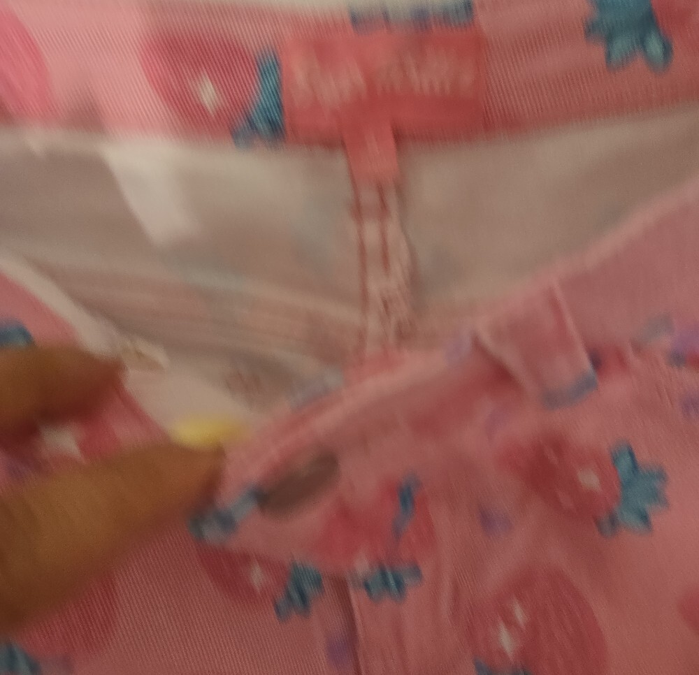Sugar Thrillz Pink Strawberry Print Straight Leg Jeans - Picture 5 of 7